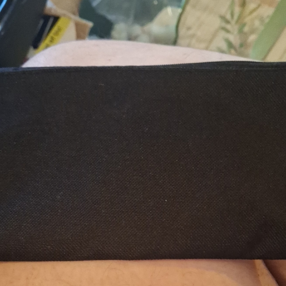 Men's Black Canvas Travel Pouch - Unbranded